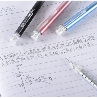 钻石头金属渐变风0.5mmHB自动铅笔