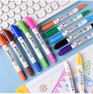 可擦细头白板笔